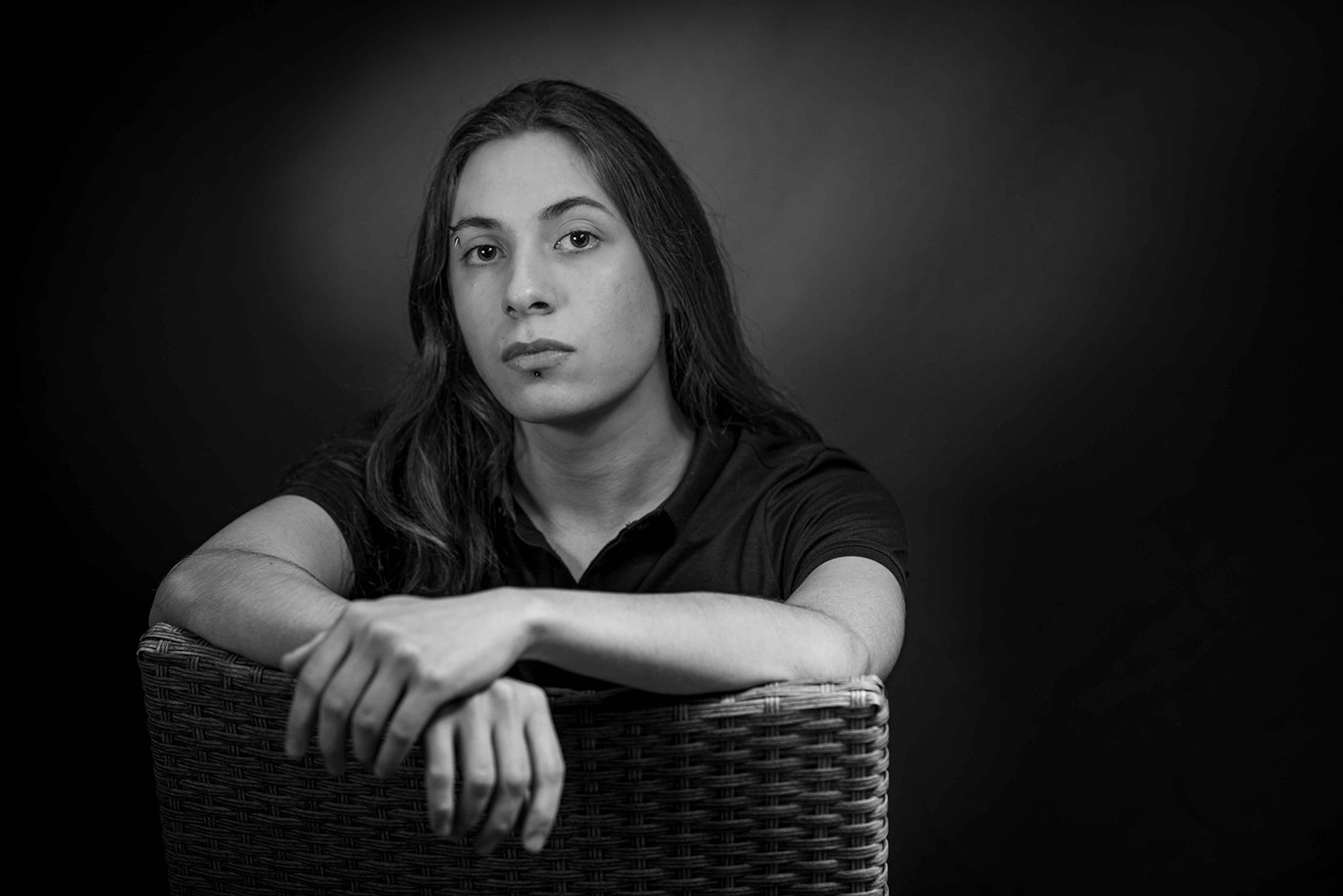 Portrait studio, Louis.